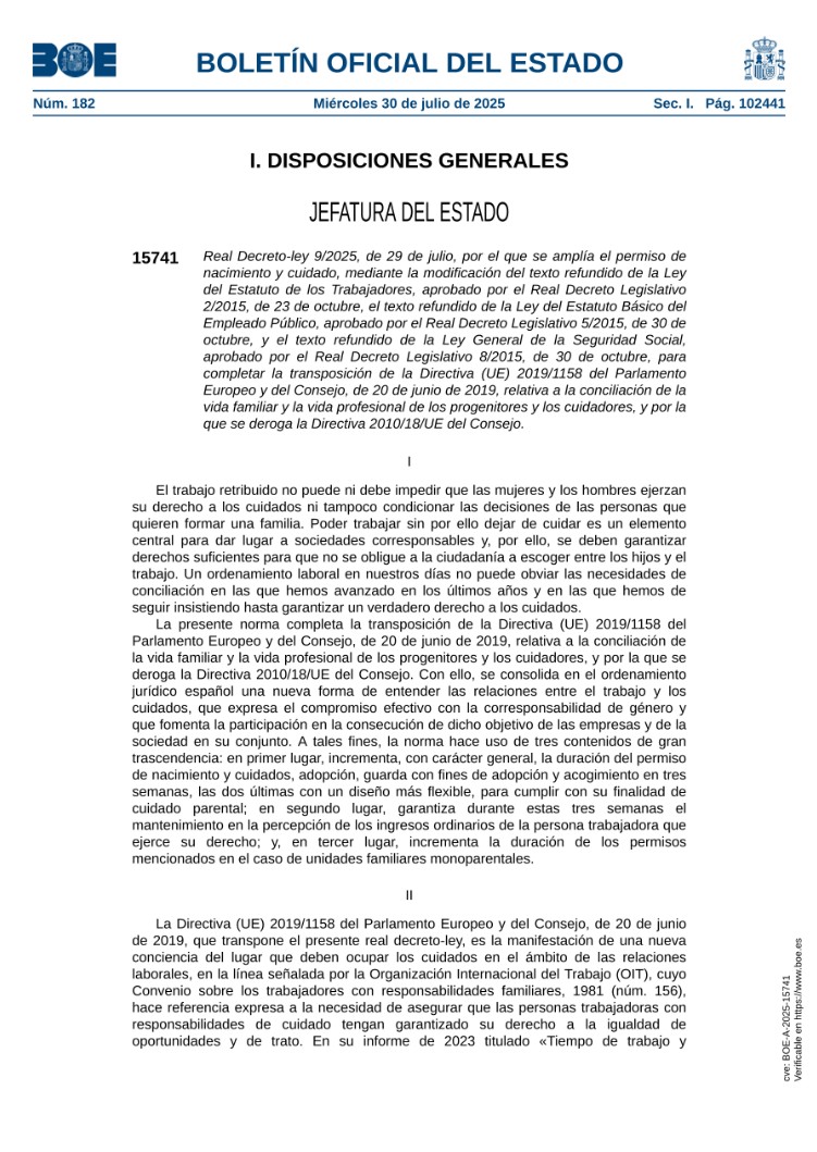𝐍𝐎𝐕𝐄𝐃𝐀𝐃𝐄𝐒 𝐄𝐍 𝐏𝐄𝐑𝐌𝐈𝐒𝐎𝐒 𝐃𝐄 𝐌𝐀𝐓𝐄𝐑𝐍𝐈𝐃𝐀𝐃 & 𝐏𝐀𝐓𝐄𝐑𝐍𝐈𝐃𝐀𝐃